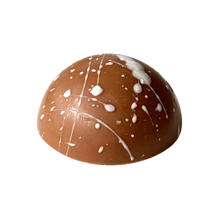 An artisan caramel latte chocolate
