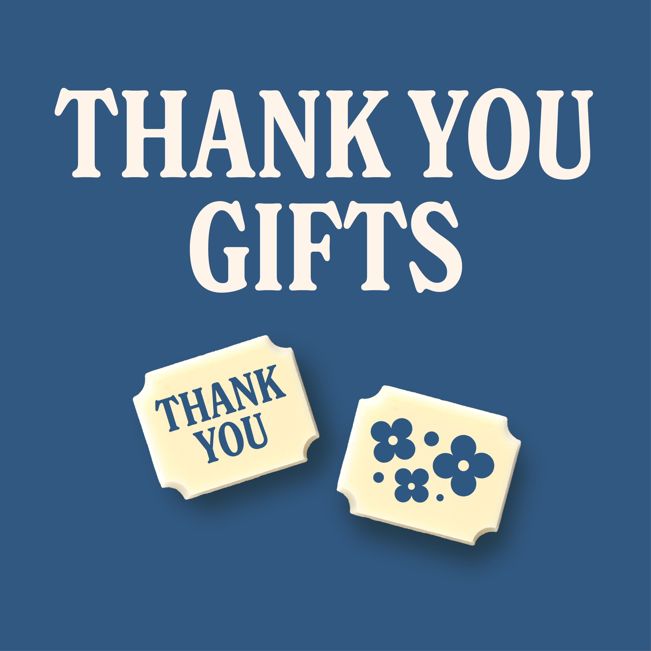 A banner for Thank You chocolate gifts