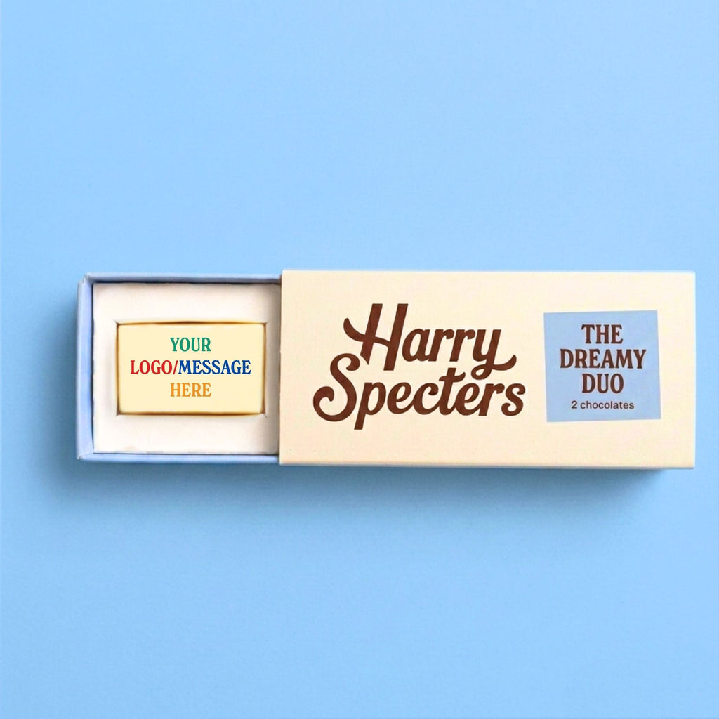 The Personalised Dreamy Duo 2 Chocolates Box - Bundle of 30