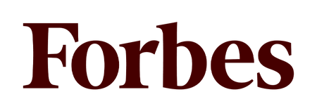 The logo for Forbes