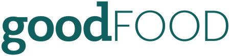 Teal 'goodFOOD' logo