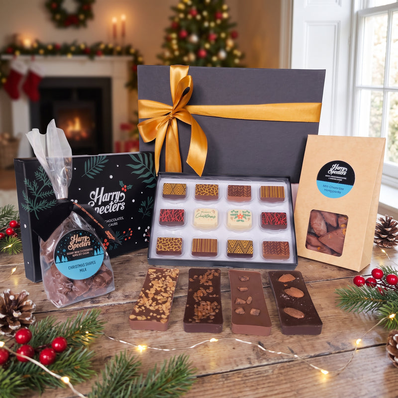 The Christmas Sweet Moments Luxury Chocolate Hamper — chocolate hamper by Harry Specters