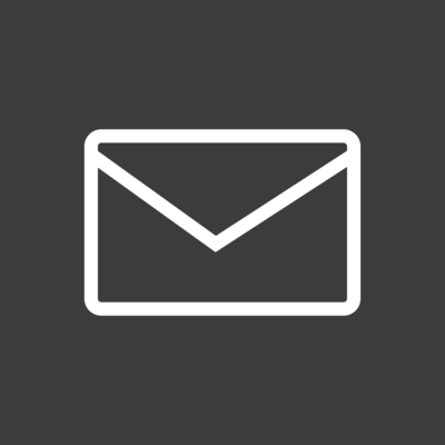 A graphic of an envelope representing a message card
