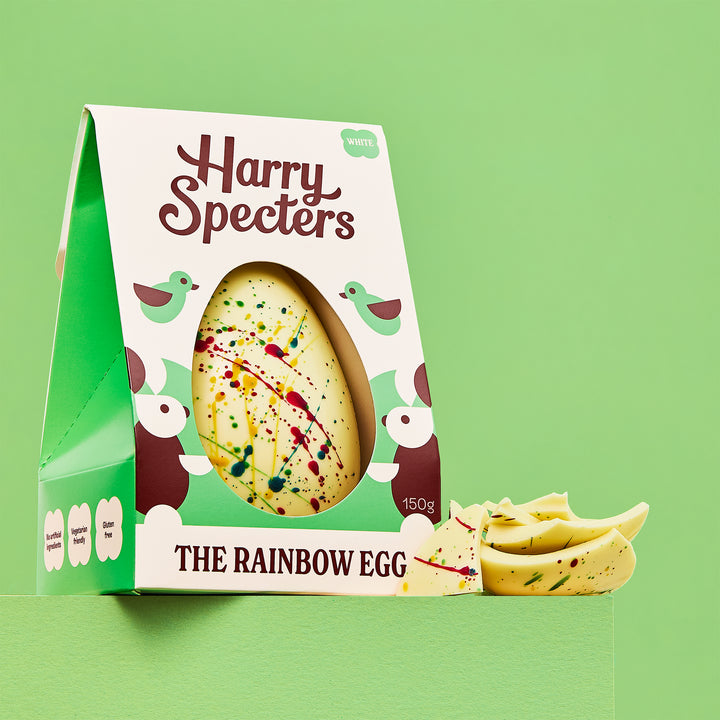 The Rainbow White Chocolate Easter Egg