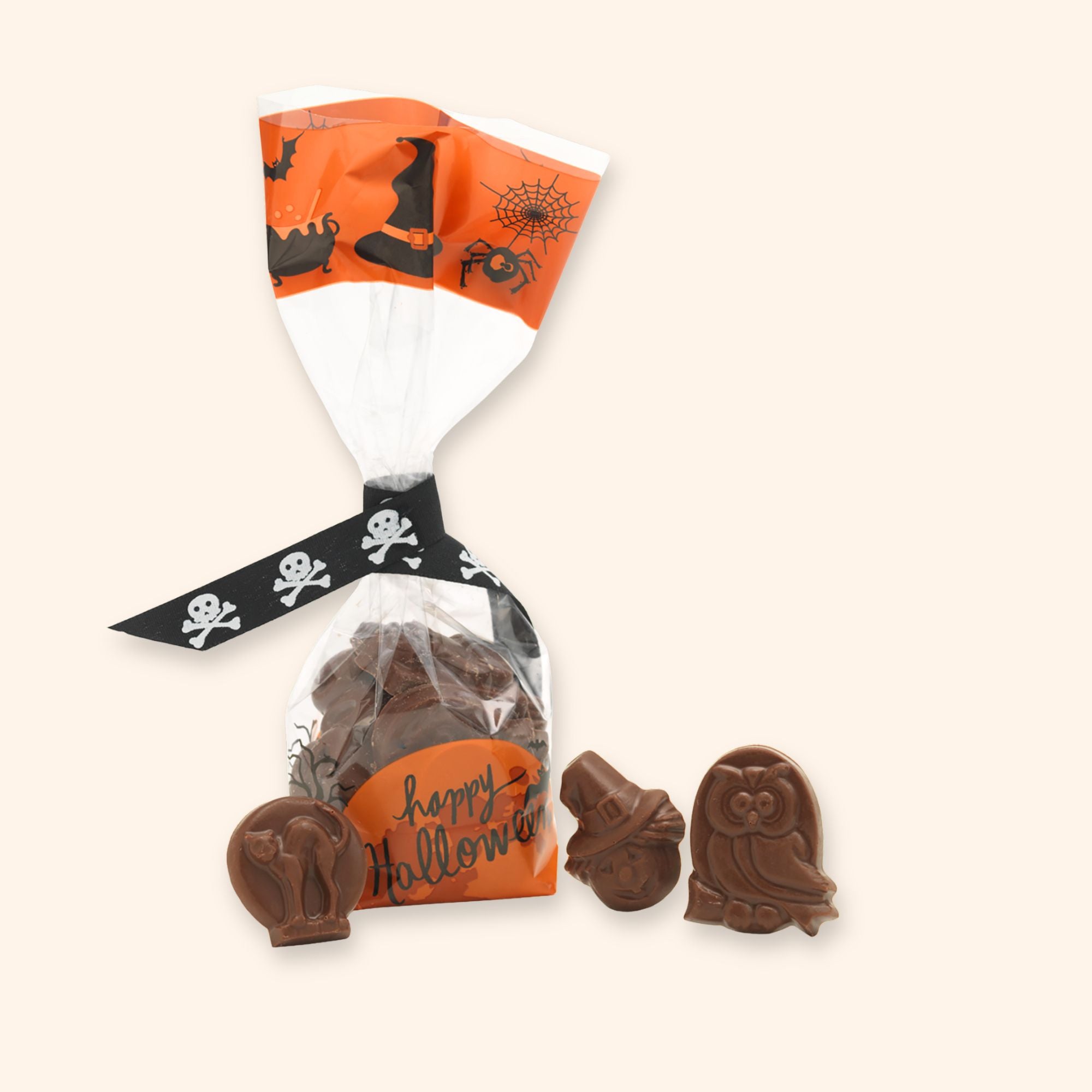 A bag of milk Chocolate Halloween Shapes