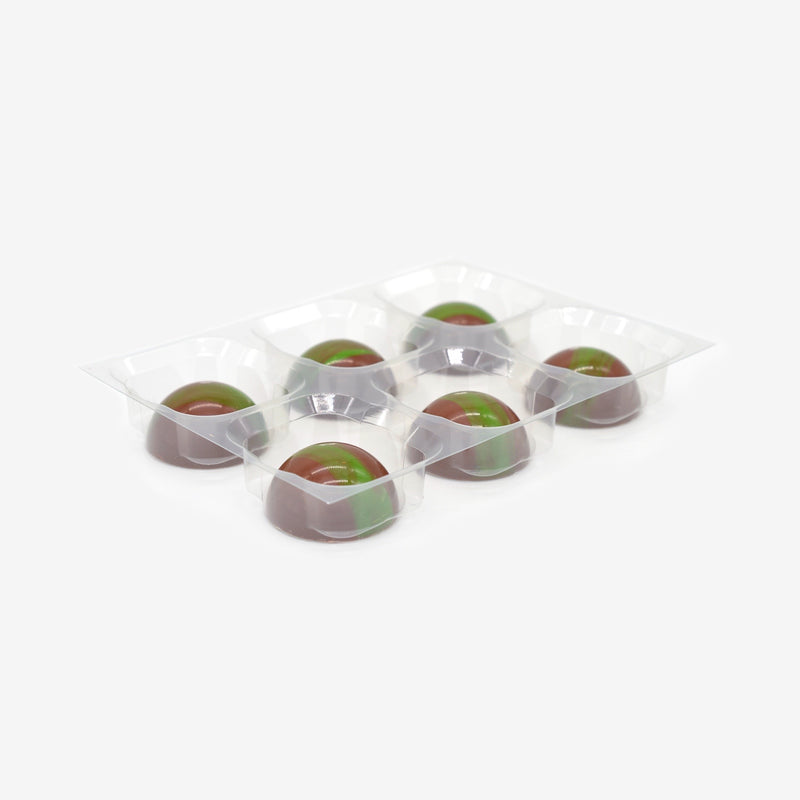 A tray of salted lime caramel chocolates by Harry Specters
