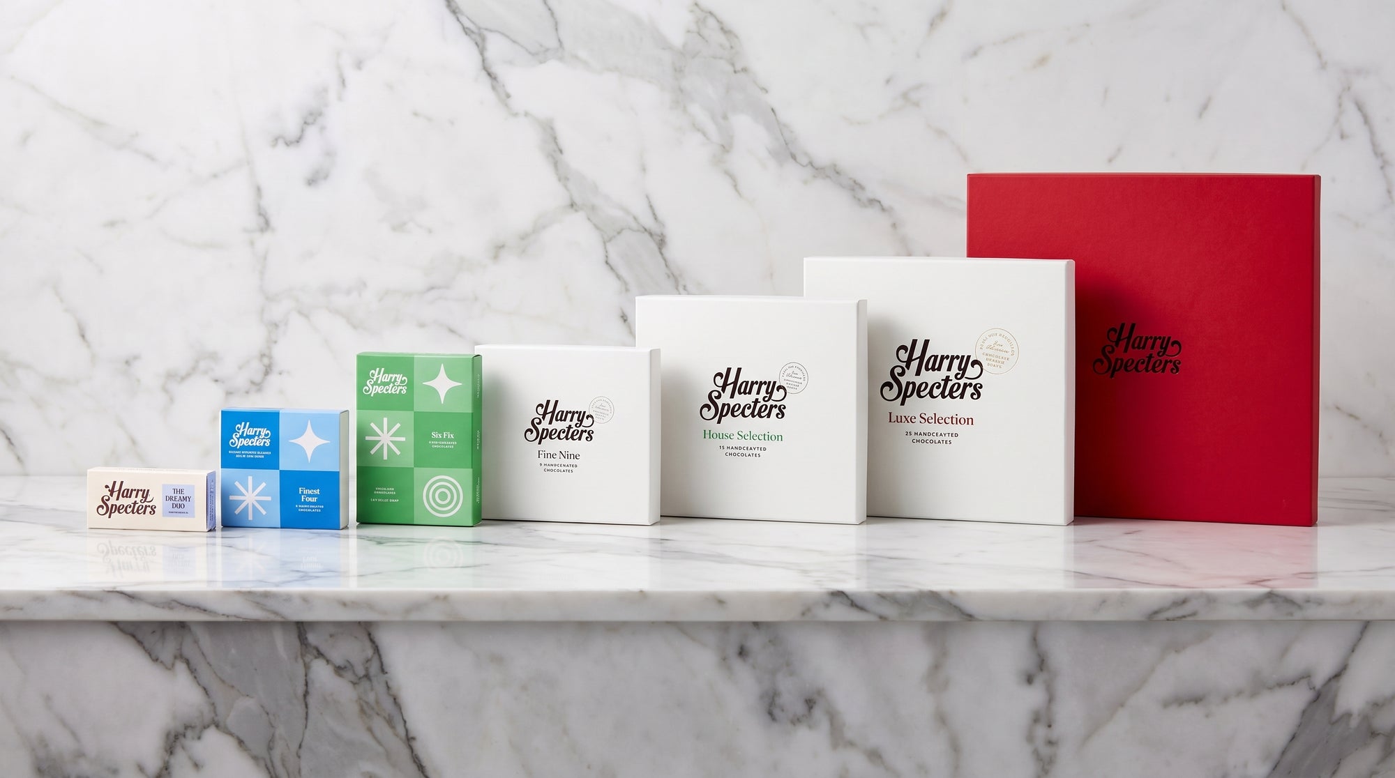 Harry Specters two chocolate boxes to 36 chocolates boxes and more